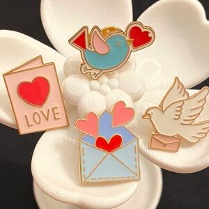 Send someone a love note enamel pin or magnet | They will adore you | Pick one